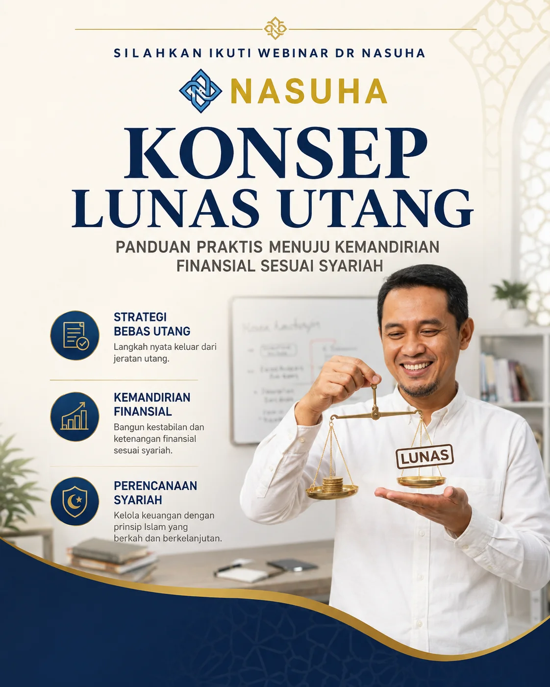 Flyer Langkah Bebas Utang: Temukan Ketenangan Hati dan Jalan Keluar Tanpa Harus Berjuang Sendirian