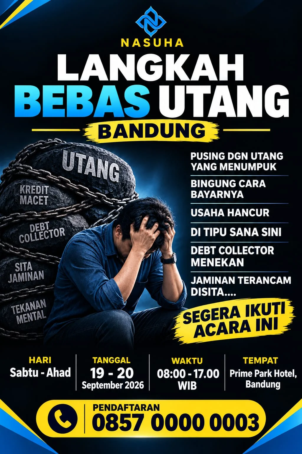 Flyer Langkah Bebas Utang Bandung